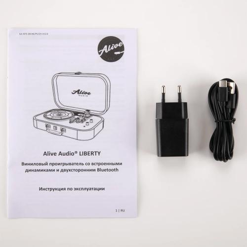 Проигрыватель винила Alive Audio LIBERTY Shamrock Valley c Bluetooth