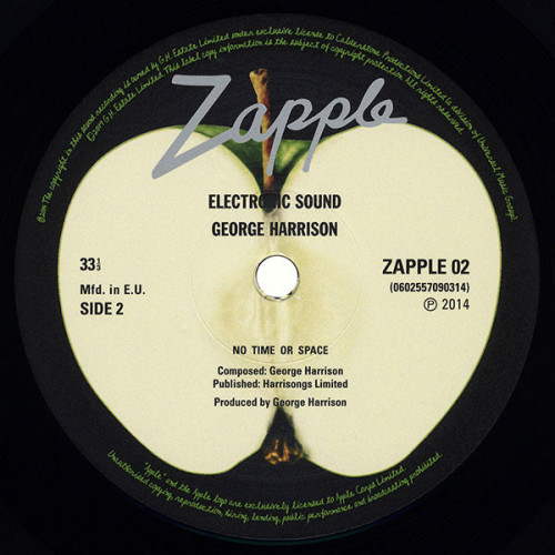 Виниловая пластинка Harrison, George, Electronic Sound