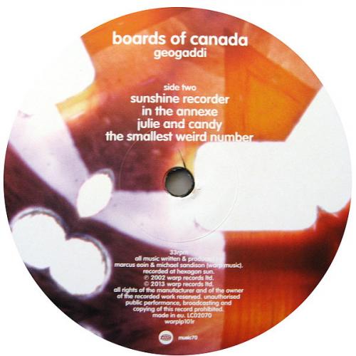 Виниловая пластинка Boards Of Canada - Geogaddi