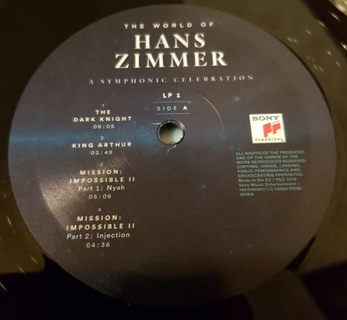 Виниловая пластинка Sony Hans Zimmer The World Of Hans Zimmer - A Symphonic Celebration (Limited 180 Gram Black Vinyl/Gatefold)