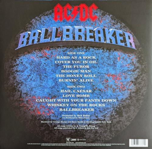 Виниловая пластинка AC/DC - Ballbreaker (50th Anniversary, 180 Gram, Limited Golden Vinyl LP)