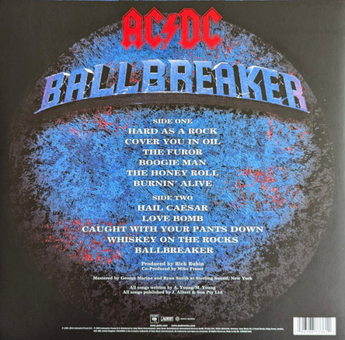 Виниловая пластинка AC/DC - Ballbreaker (50th Anniversary, 180 Gram, Limited Golden Vinyl LP)