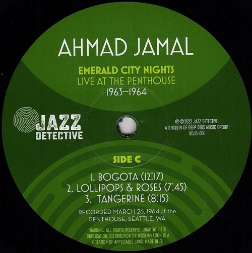 Виниловая пластинка Ahmad Jamal - Emerald City Nights: Live At The Penthouse 1963 - 1964 (Black Vinyl 2LP)