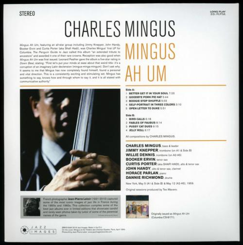 Виниловая пластинка Charles Mingus - Mingus Ah Um (Black Vinyl LP)