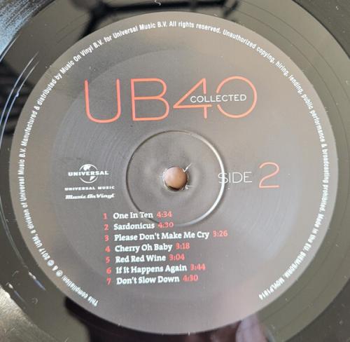 Виниловая пластинка UB40 - Collected (Black Vinyl 2LP)