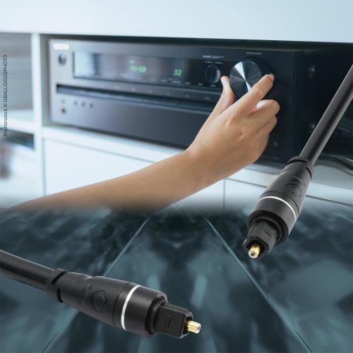 Оптический кабель Oehlbach EXCELLENCE Select Opto Link, Toslink cable, 2.0m sw (D1C33133)