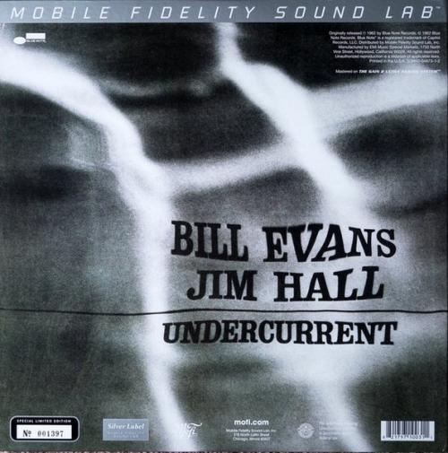 Виниловая пластинка Bill Evans; Hall, Jim - Undercurrent (Original Master Recording) (BlackVinyl LP)