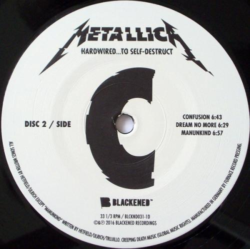 Виниловая пластинка Metallica – Hardwired...To Self-Destruct (Black Vinyl 2LP)