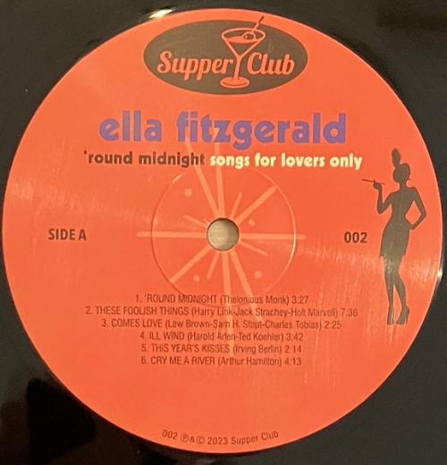 Виниловая пластинка Ella Fitzgerald - Round Midnight - Songs For Lover (Black Vinyl LP)