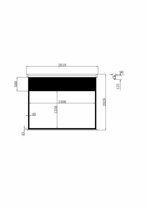 Моторизованный экран Classic Solution Lyra-M (E 240x135/9 MW-JD/W ED)