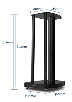 Стойка для акустики Wharfedale Evo 4.1 Stand Black