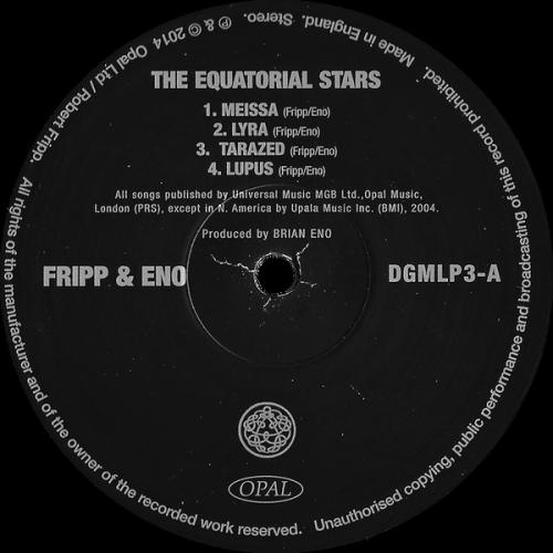 Виниловая пластинка Fripp & Eno — EQUATORIAL STARS (LP 200 GR. VINYL)