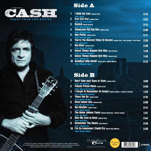 Виниловая пластинка Johnny Cash – Songs From The Movies (Black Vinyl LP)