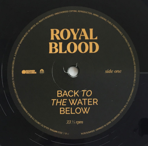 Виниловая пластинка Royal Blood - Back To The Water Below (Black Vinyl LP)