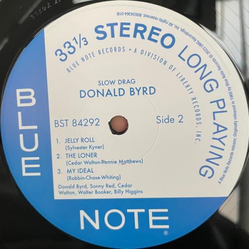 Виниловая пластинка Donald Byrd - Slow Drag (180 Gram Black Vinyl LP)