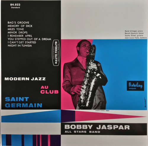 Виниловая пластинка Bobby Jaspar - Modern Jazz Au Club Saint Germain (Analogue) (Black Vinyl LP)