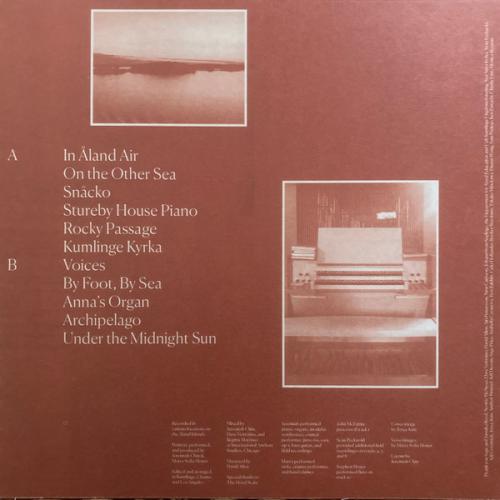 Виниловая пластинка Chiu, Jeremiah; Honer, Marta Sofia - Recordings From The Aland Islands (Black Vinyl LP)