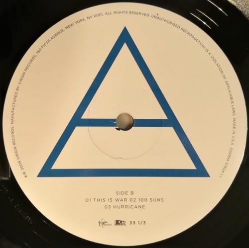 Виниловая пластинка 30 Seconds To Mars, This Is War