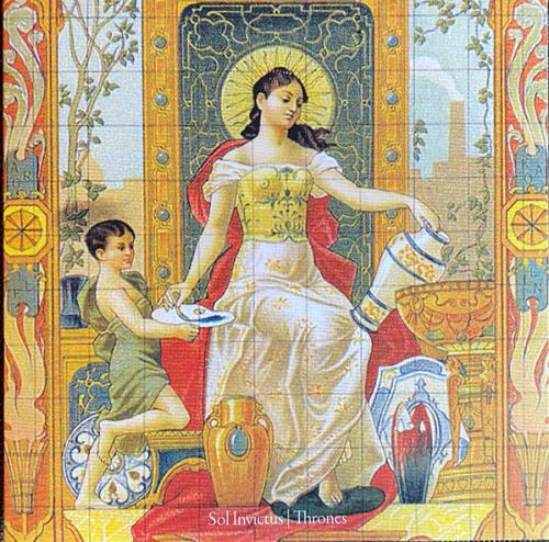 Виниловая пластинка Sol Invictus - Thrones (Yellow/Black Marble Vinyl LP)