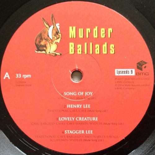 Виниловая пластинка CAVE NICK & THE BAD SEEDS - MURDER BALLADS (2LP)