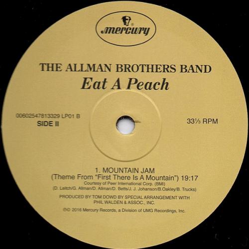 Виниловая пластинка Allman Brothers Band, The, Eat A Peach