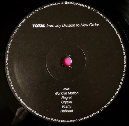 Виниловая пластинка WM Joy Division / New Order Total: From Joy Division To New Order (180 Gram Black Vinyl)