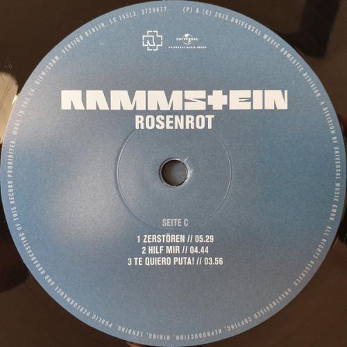 Виниловая пластинка Rammstein, Rosenrot