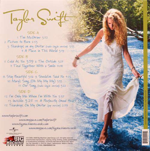Виниловая пластинка Swift, Taylor, Taylor Swift