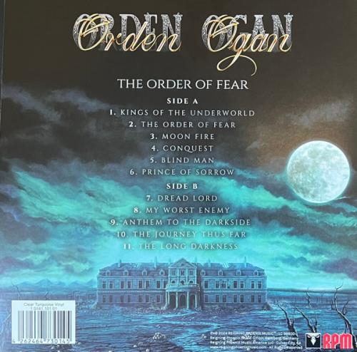 Виниловая пластинка Orden Ogan - The Order Of Fear (Clear Turquoise Vinyl LP)