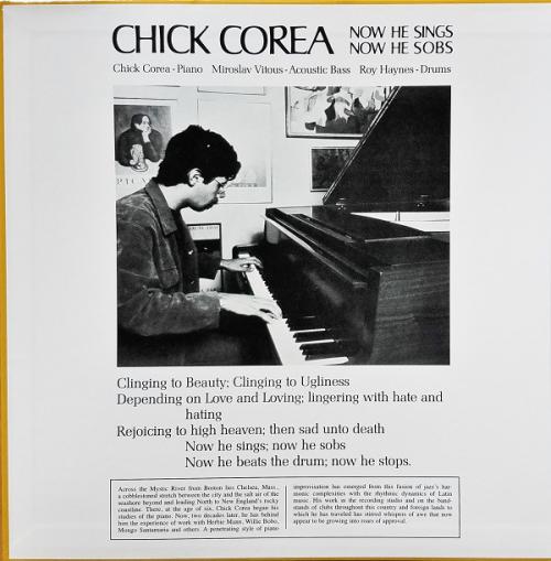 Виниловая пластинка Corea, Chick, Now He Sings, Now He Sobs