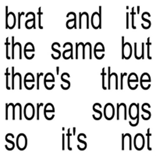 Виниловая пластинка Charli XCX - Brat And It's The Same But There's Three More Songs So It's Not (White Vinyl 2LP)