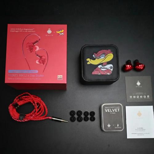 Наушники Hidizs MK12 x DucBloke 4.4mm Red