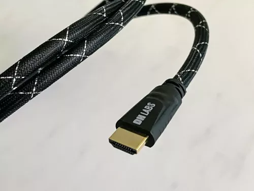 HDMI кабель DH Labs Silver HDMI 2.1-8k with swivel connector 0,5 m