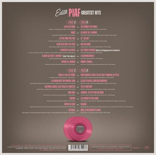 Виниловая пластинка Edith Piaf - Greatest Hits (Pink Vinyl 2LP)