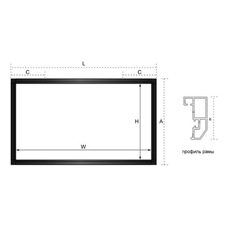 Полотно Classic Solution Premier Draco (16:9) 170х96 3D (D 170x96/9 WB7-PD/S)