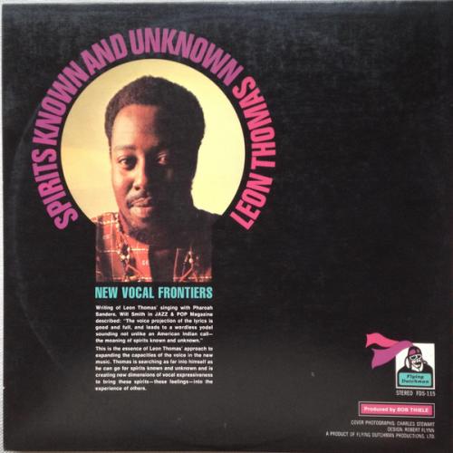 Виниловая пластинка Leon Thomas - Spirits Known And Unknown (Analogue) (Black Vinyl LP)
