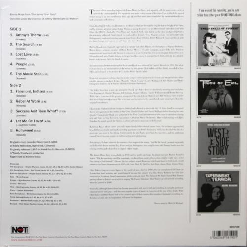 Виниловая пластинка Chet Baker & Bud Shank – The James Dean Story( 180 Gram Black Vinyl)