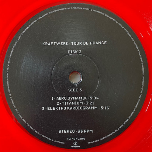 Виниловая пластинка Kraftwerk — TOUR DE FRANCE (Limited 180 Gram Translucent Red & Blue Vinyl/Booklet)