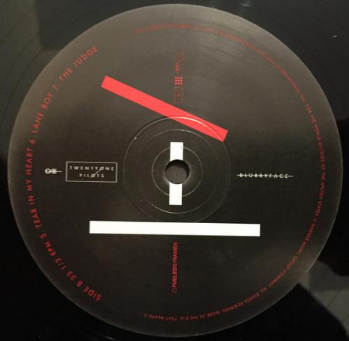 Виниловая пластинка Twenty One Pilots BLURRYFACE 180 Gram