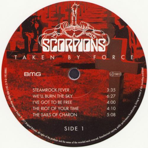 Виниловая пластинка Scorpions - Taken By Force (180 Gram White Vinyl LP)
