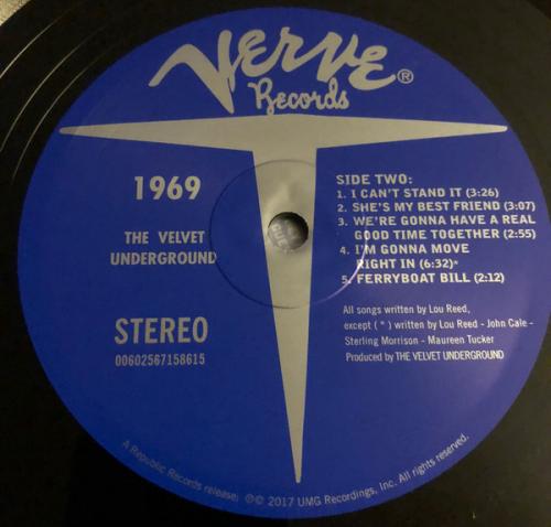 Виниловая пластинка Velvet Underground, The, 1969