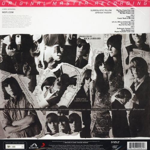 Виниловая пластинка Jefferson Airplane - Surrealistic Pillow (Original Master Recording) (Black Vinyl 2LP)