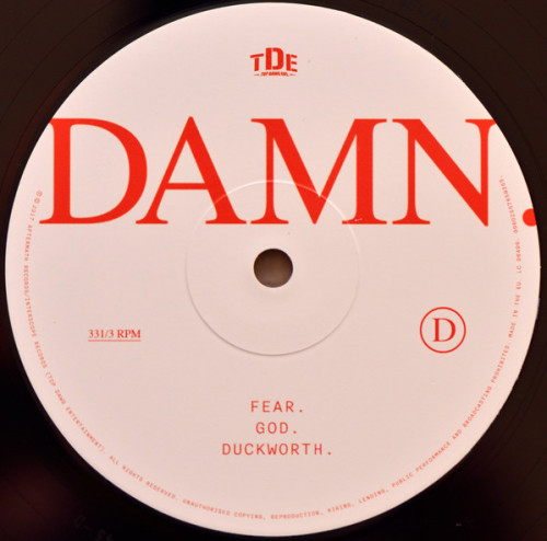 Виниловая пластинка Lamar, Kendrick, Damn