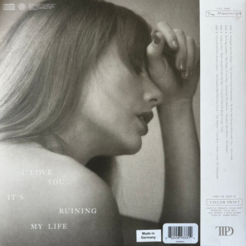 Виниловая пластинка Taylor Swift - The Tortured Poets Department (Ivory Vinyl 2LP)