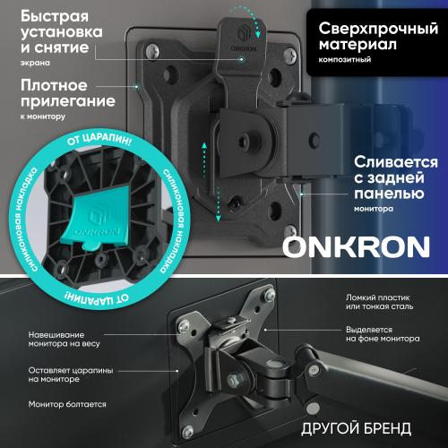 Кронштейн для монитора Onkron D101E black