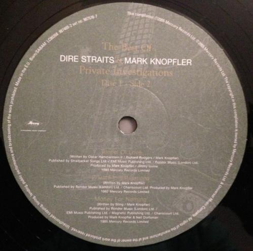 Виниловая пластинка Dire Straits; Knopfler, Mark, Private Investigations - The Best Of