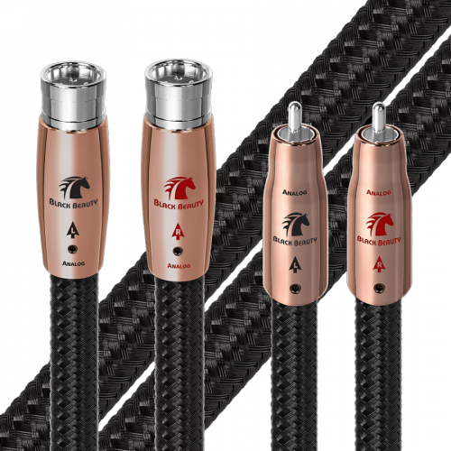 Кабель межблочный аудио AudioQuest Black Beauty RCA-RCA 1 м