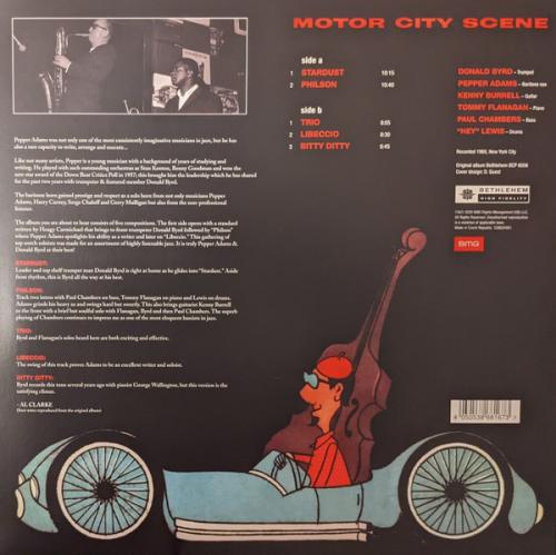 Виниловая пластинка Donald Byrd; Adams, Pepper - Motor City Scene (Black Vinyl LP)