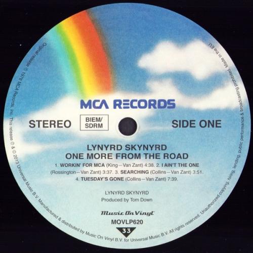 Виниловая пластинка LYNYRD SKYNYRD - ONE MORE FROM THE ROAD (2LP)