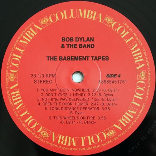 Виниловая пластинка Bob Dylan THE BASEMENT TAPES